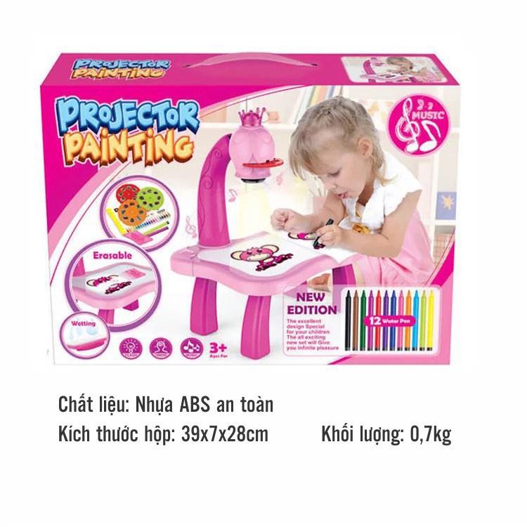 Bộ bàn đèn chiếu hình tập vẽ cho bé