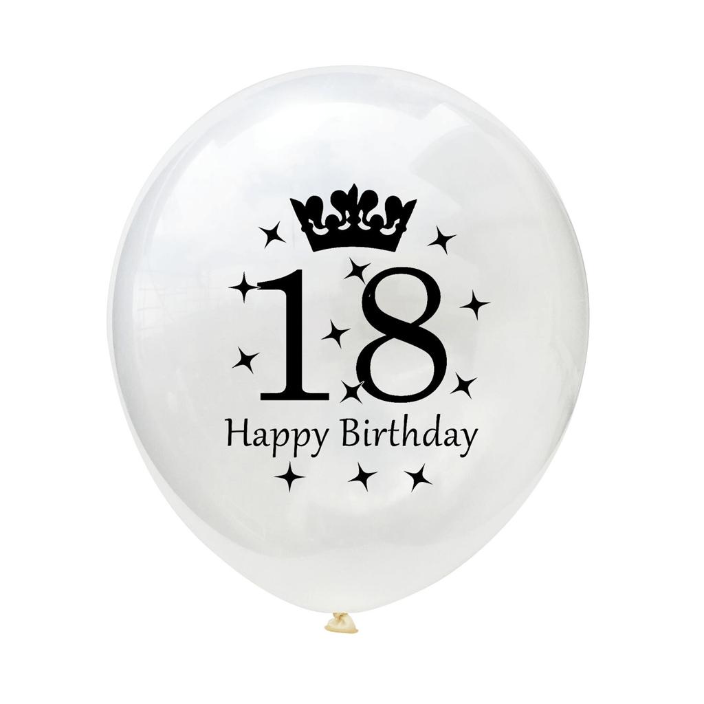 Happy Birthday Digital Confetti Latex Balloon Birthday Decor