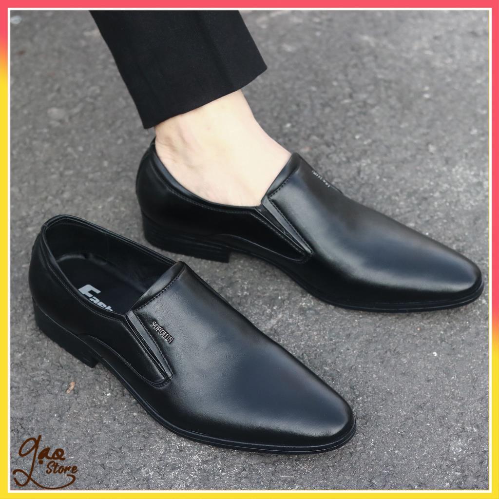 Giày Lười Nam Công Sở da lì đơn giản - mã l143