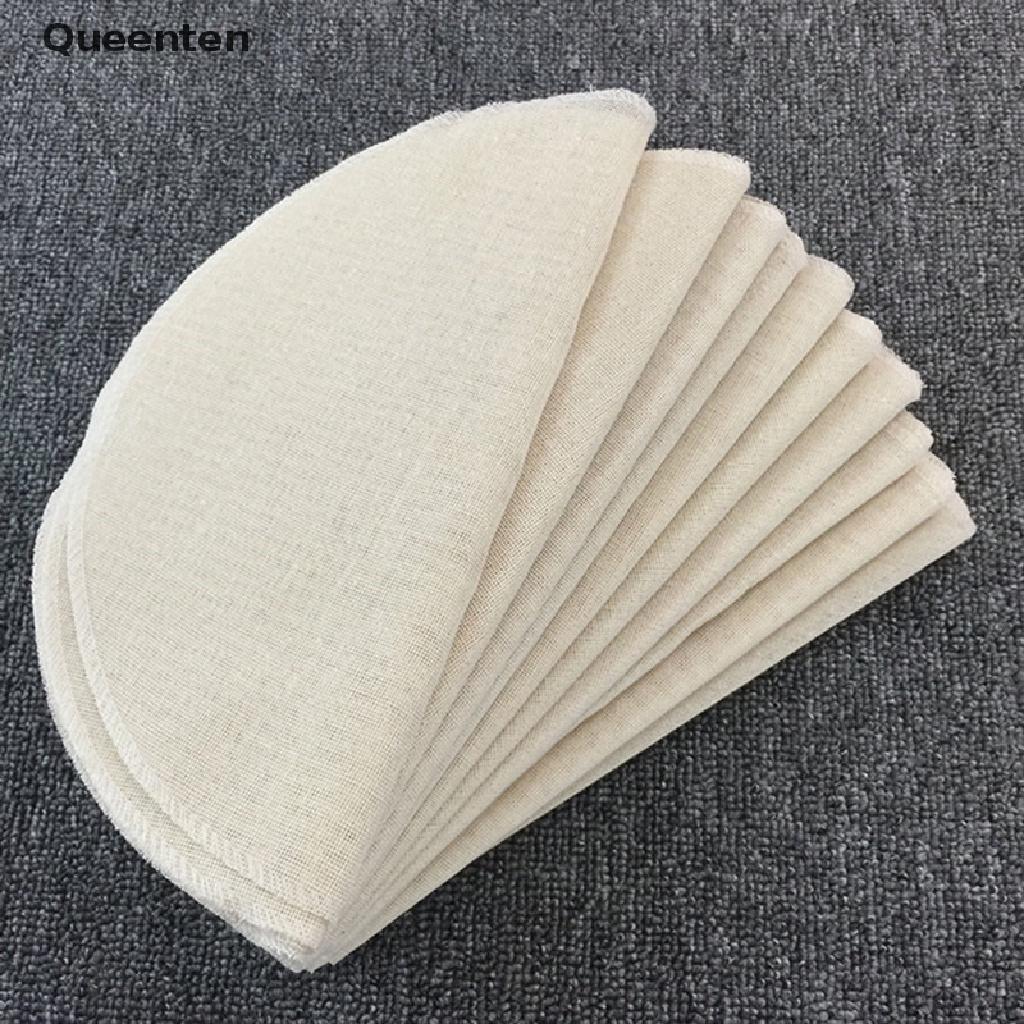 Queenten Cotton Cheese Cloth Fabric Muslin Strainer Soymilk Tofu Butter Draining Gauze QT