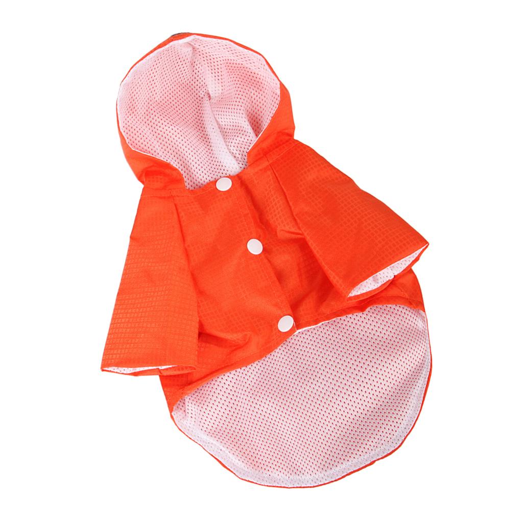 Fashion Pet Dog Waterproof Raincoat Hooded Jacket For Dogs Puppy