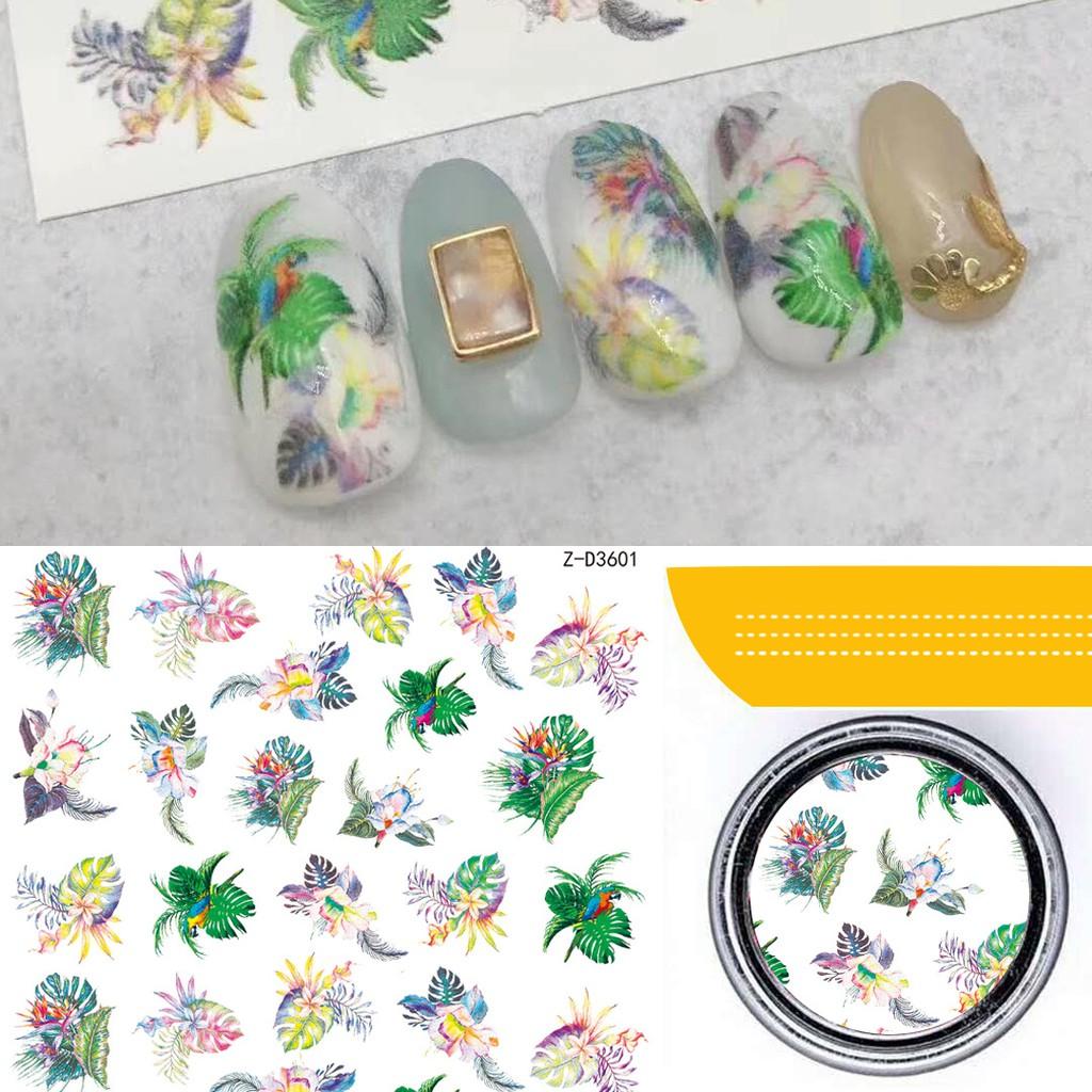 Sticker nails hoa - hình dán móng 3D 3601