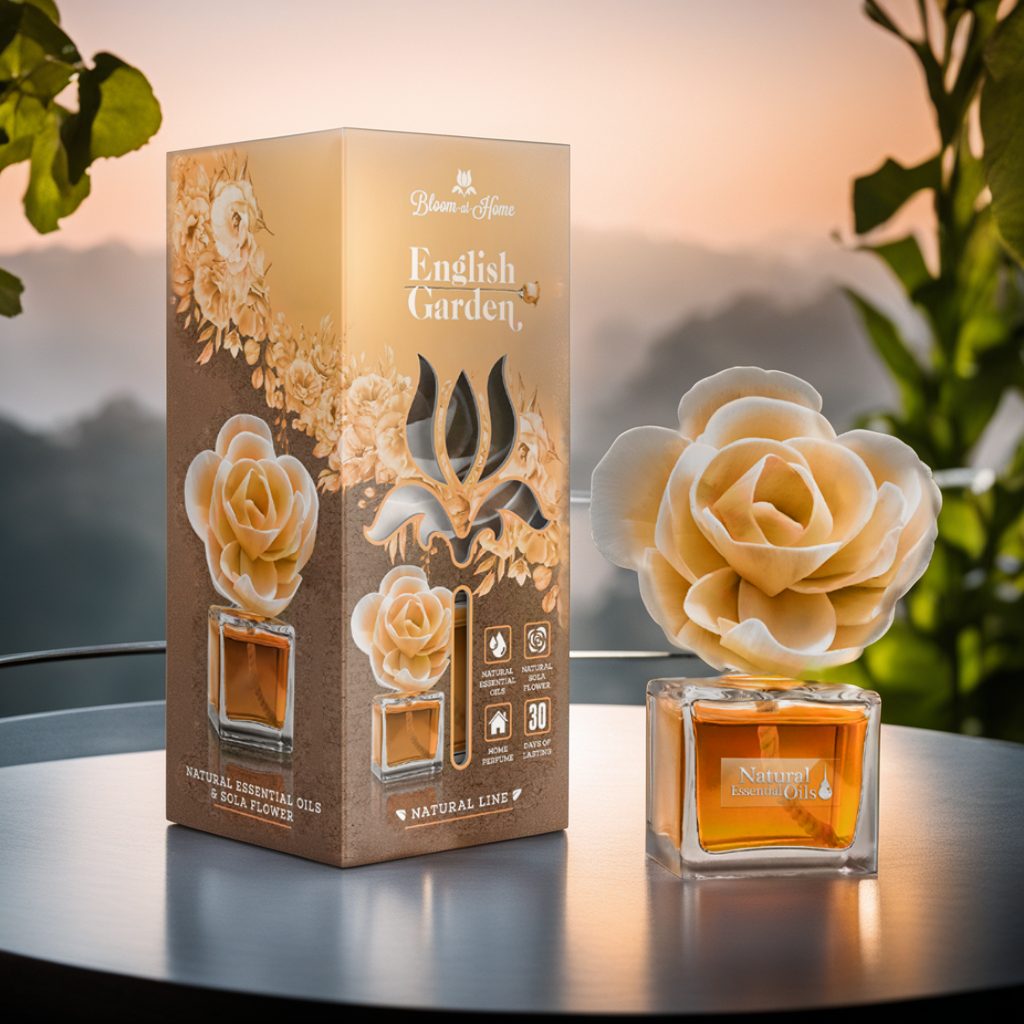 Nước hoa thơm phòng Bloom At Home Elix - Hương Vườn Hoa - 100ml nhập khẩu từ Ba Lan - Hương hoa tự nhiên, lưu hương lâu, an toàn