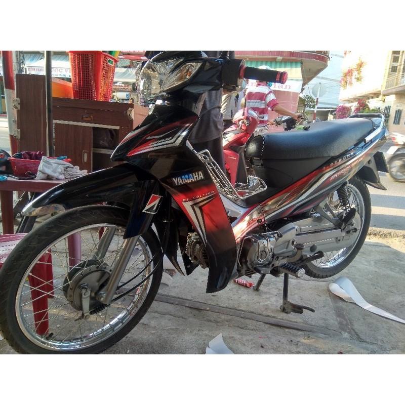 Tem sirius 110 RC đỏ đen crom