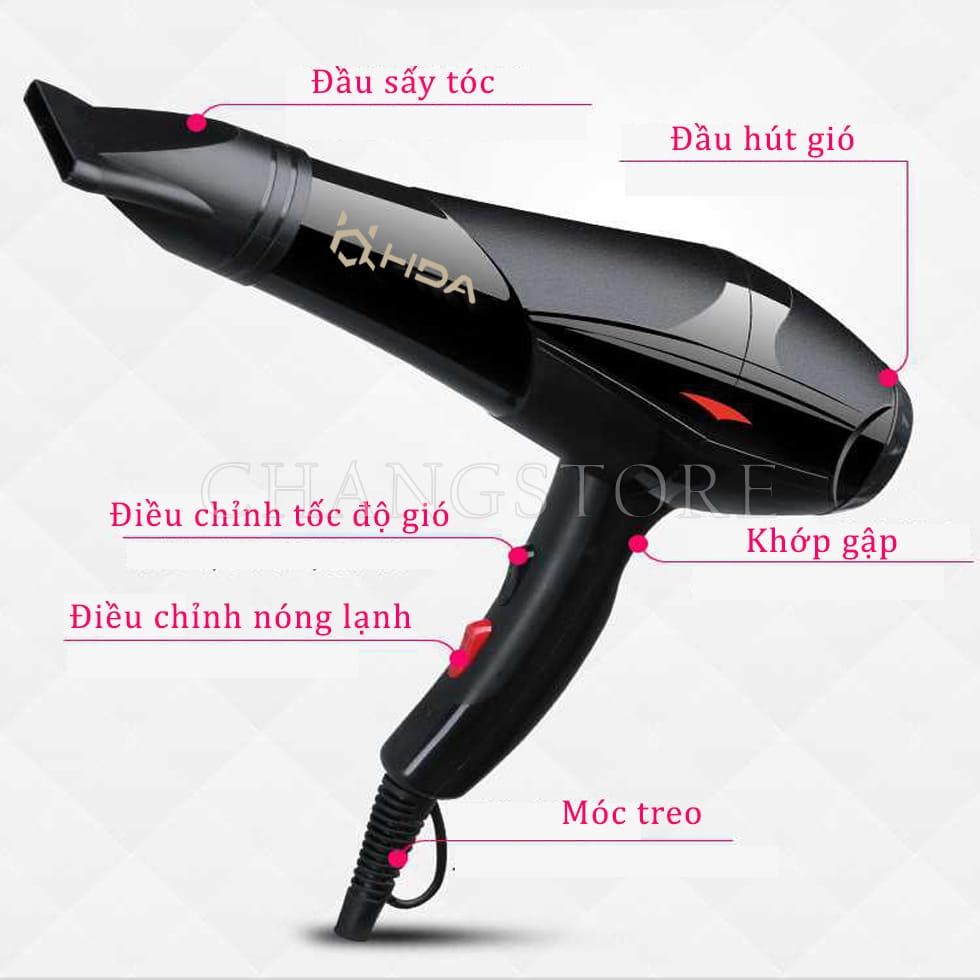 Máy Sấy Tóc Tạo Kiểu Salon 2 Chiều Nóng Lạnh Công Xuất Lớn 3500W Công Nghệ Mới Không Gây Khô Tóc