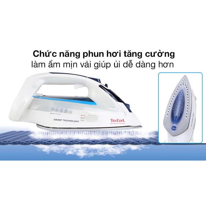 Bàn Ủi Hơi Nước Tefal FV4980, Bàn Là Cầm Tay, Công Suất 2600W, Chống Quá Nhiệt, Dùng Cho Mọi Loại Vải, Nhập Đức, BH 12 Tháng, Hàng Chính Hãng