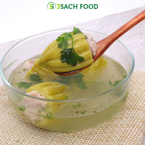 Canh khổ qua dồn thịt 3S khay 500gr - Nguyên liệu đã được sơ chế