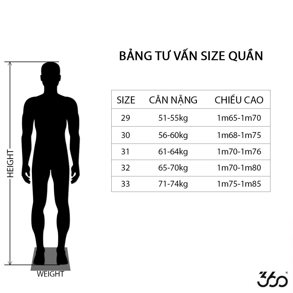 Sale Quần Jean Nam Rách Gối Màu Xanh 360 Boutique