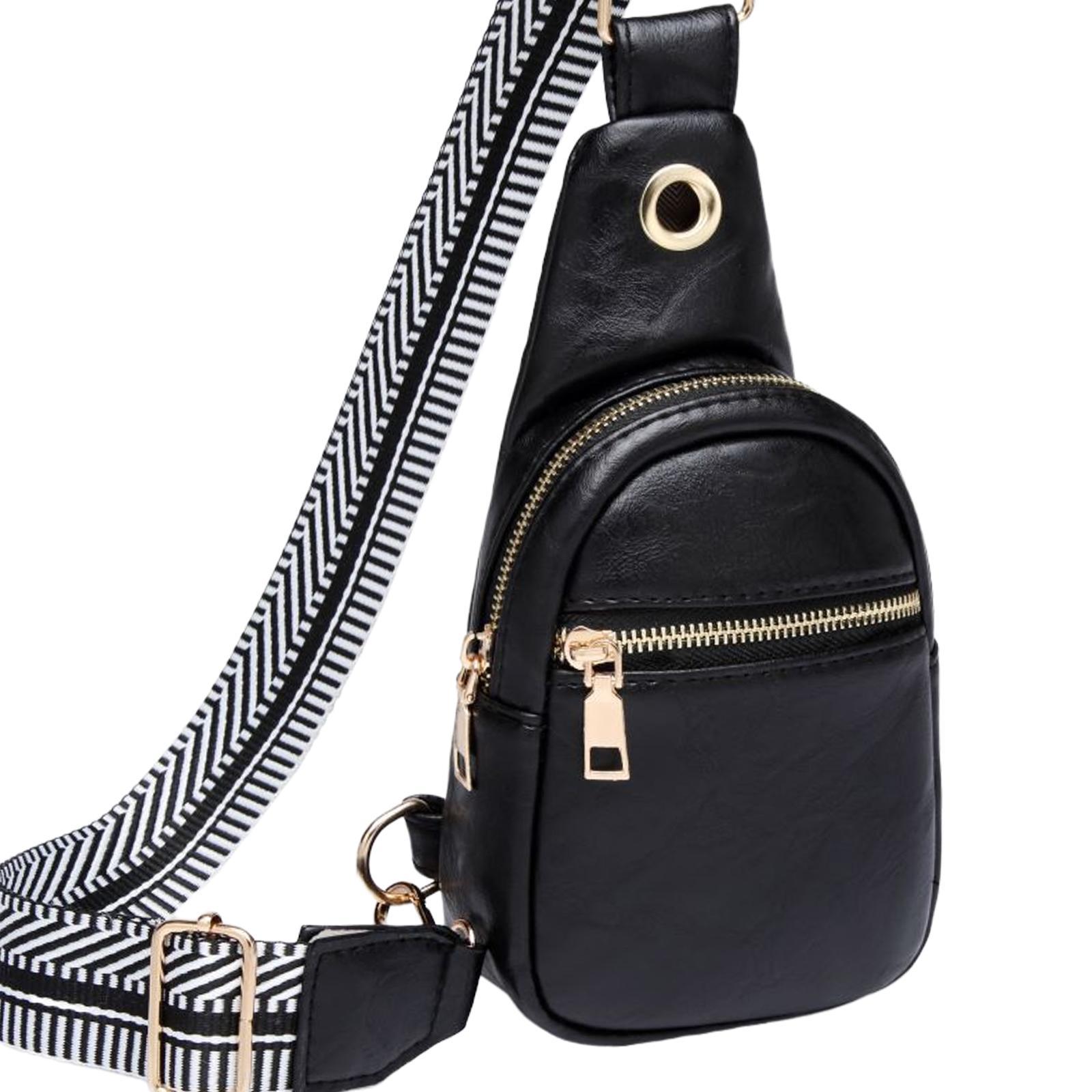 Bag Women Crossbody Backpack Chest Bag Adjustable Shoulder Strap Versatile Fashion Pouch Crossbody Phone Purse for Hiking Outdoor