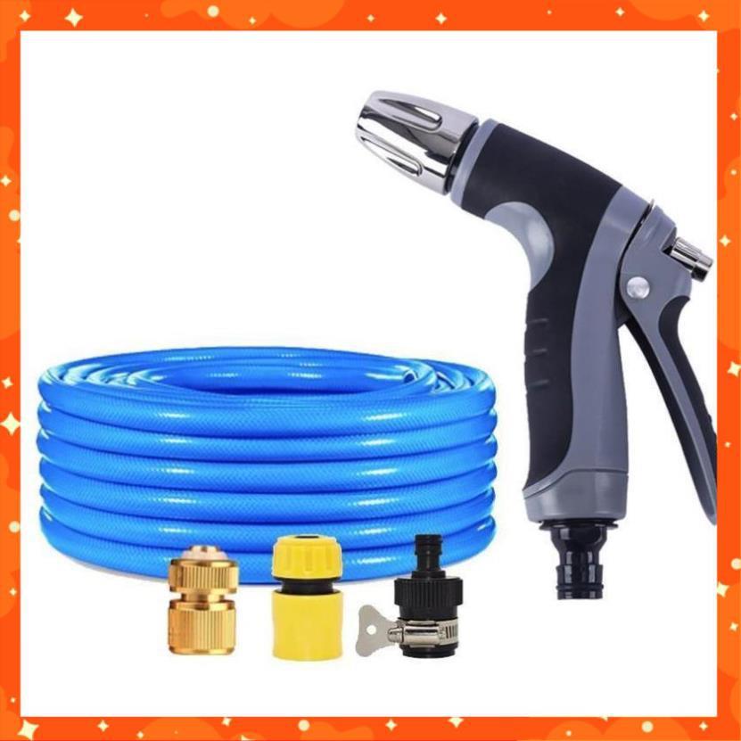 Bộ dây và vòi xịt rửa xe tưới cây tăng áp 7-10M 206817