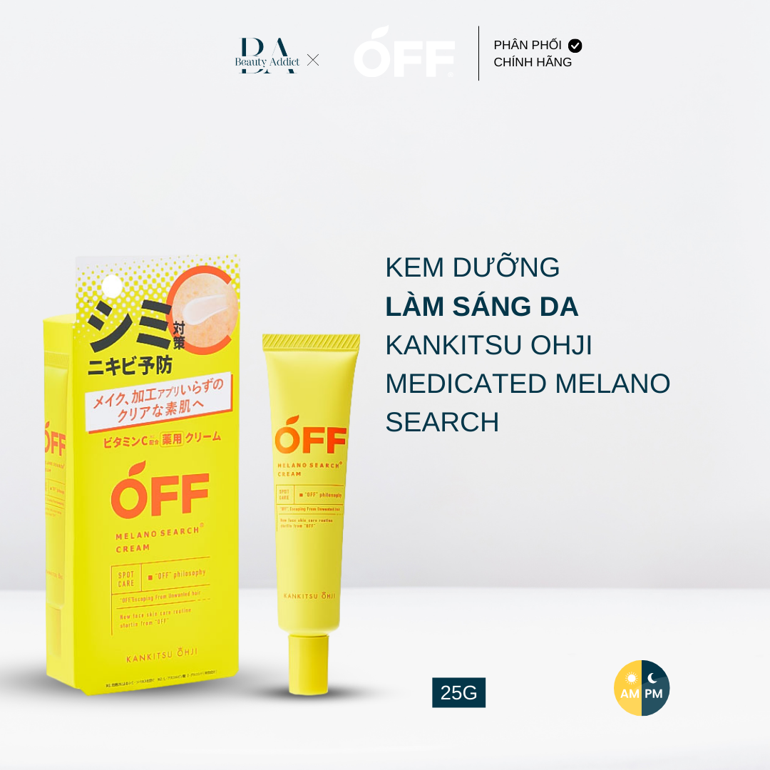 Kem dưỡng làm sáng da Kankitsu Ohji Medicated Melano Search Cream