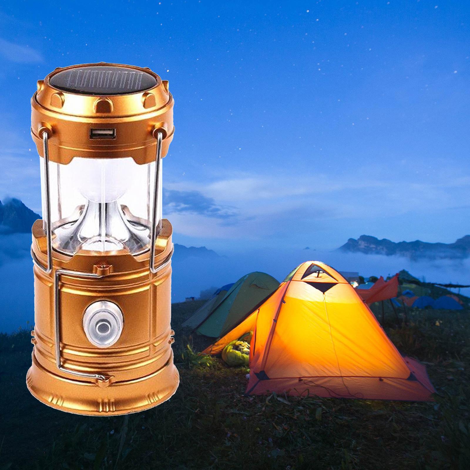 Camping Lantern Rechargeable Collapsible Flashlight   Outdoor