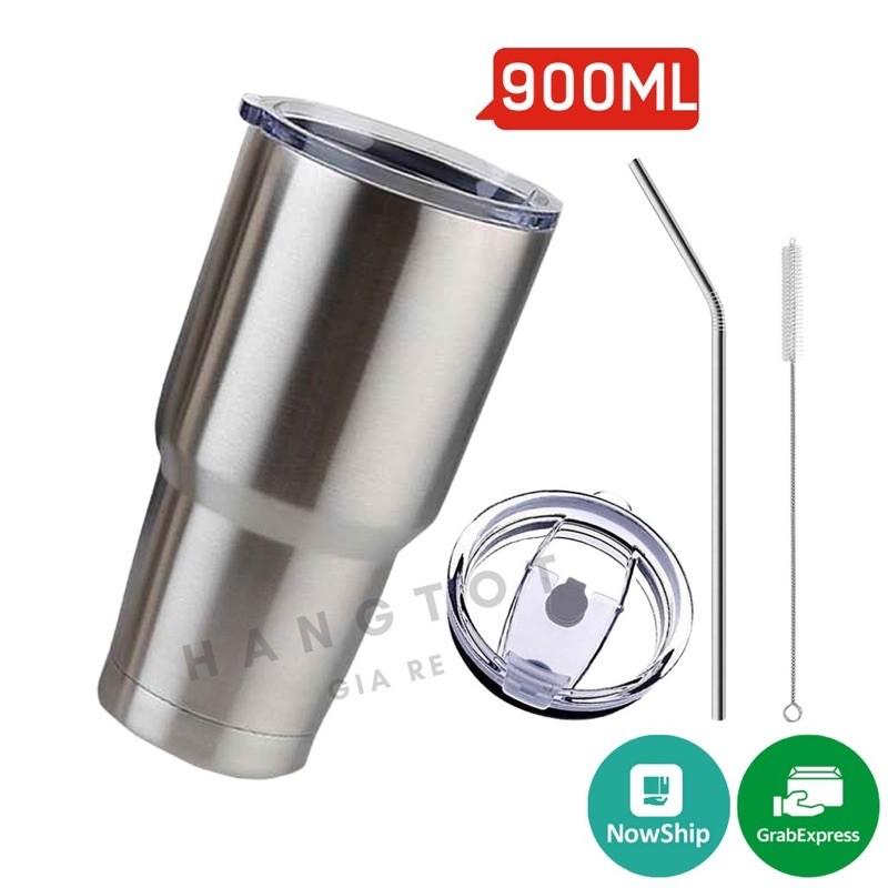 Bình giữ nhiệt TY thái lan 900ml,ly chứa đá inox , giữ nhiệt nóng lạnh đều được kèm túi đựng bình