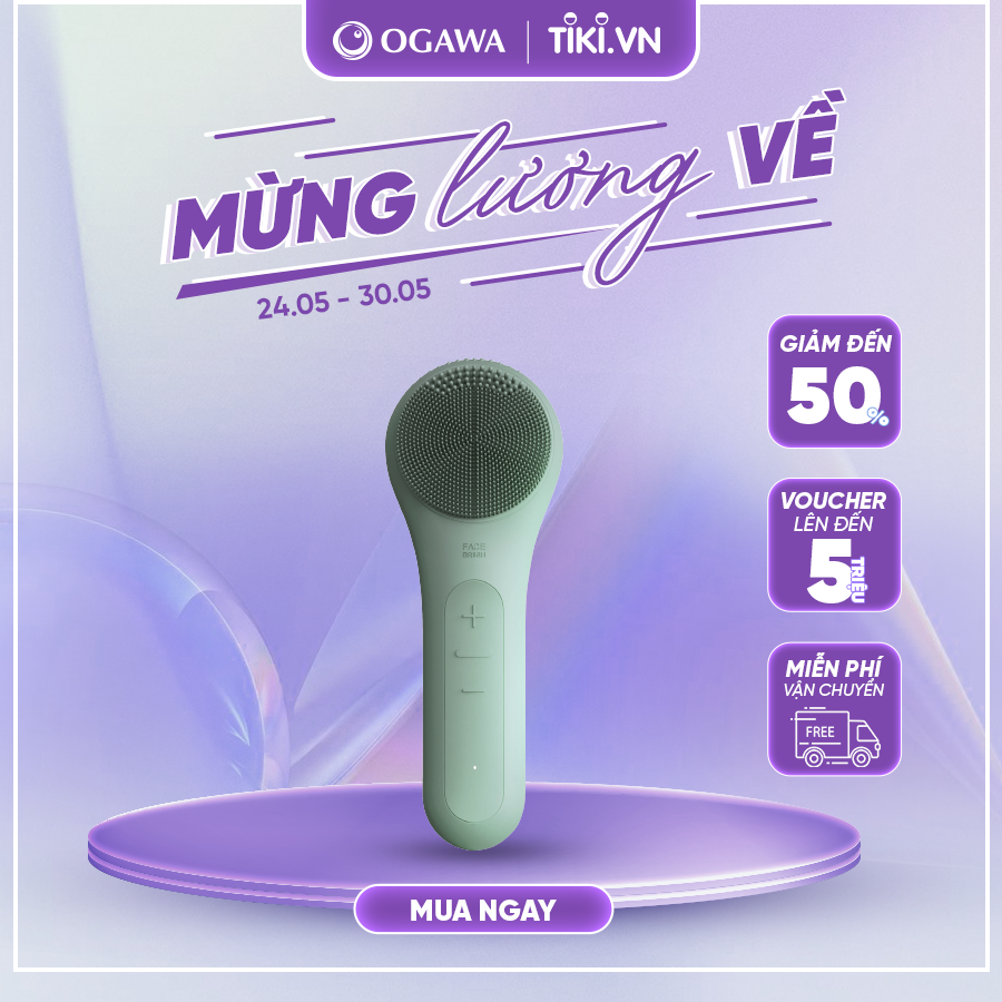 Máy rửa mặt Siêu âm OGAWA Beauty Cleansing