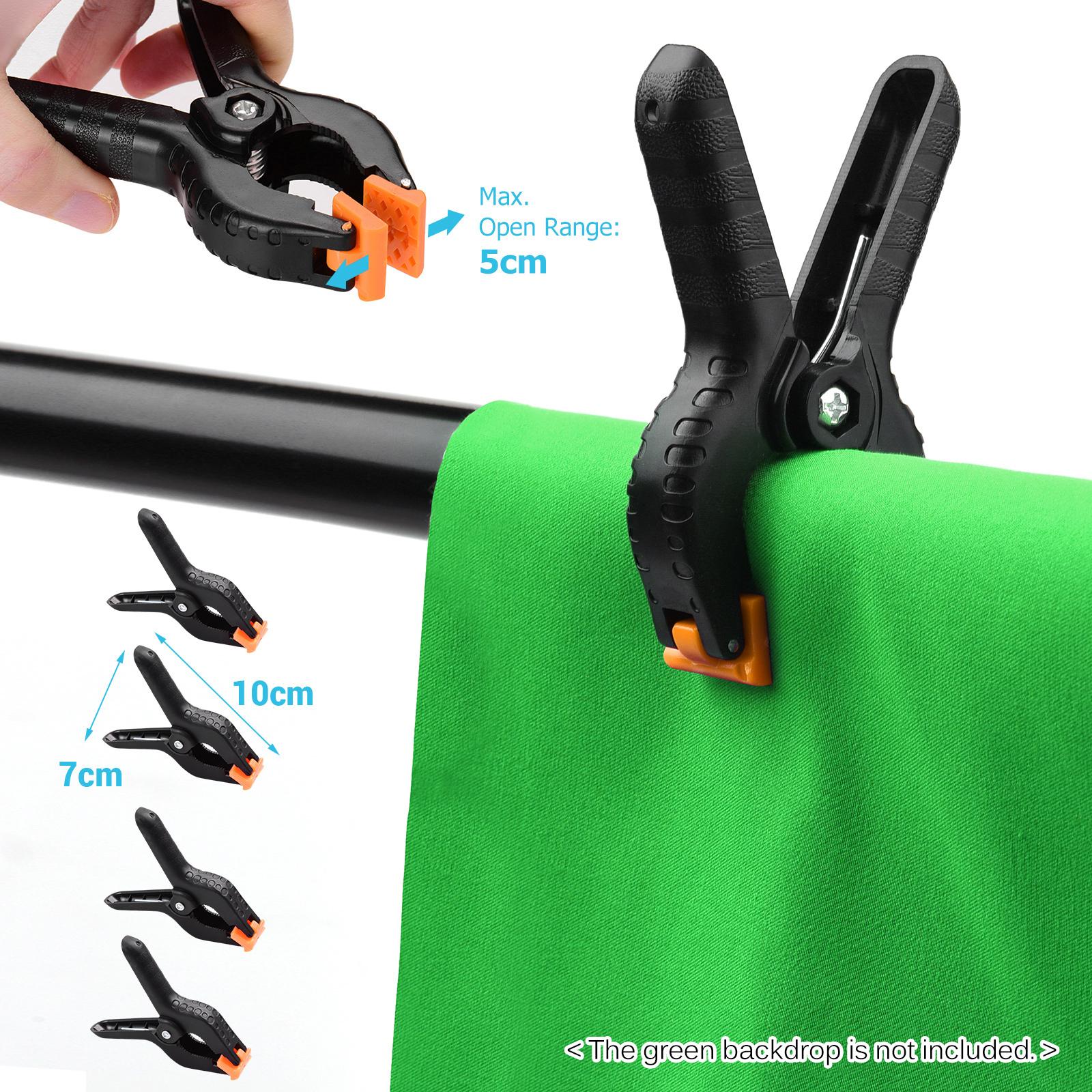 Studio Backdrop Stand Bracket Aluminum Alloy Photography Background Support System with Pulleys Carrying Bag