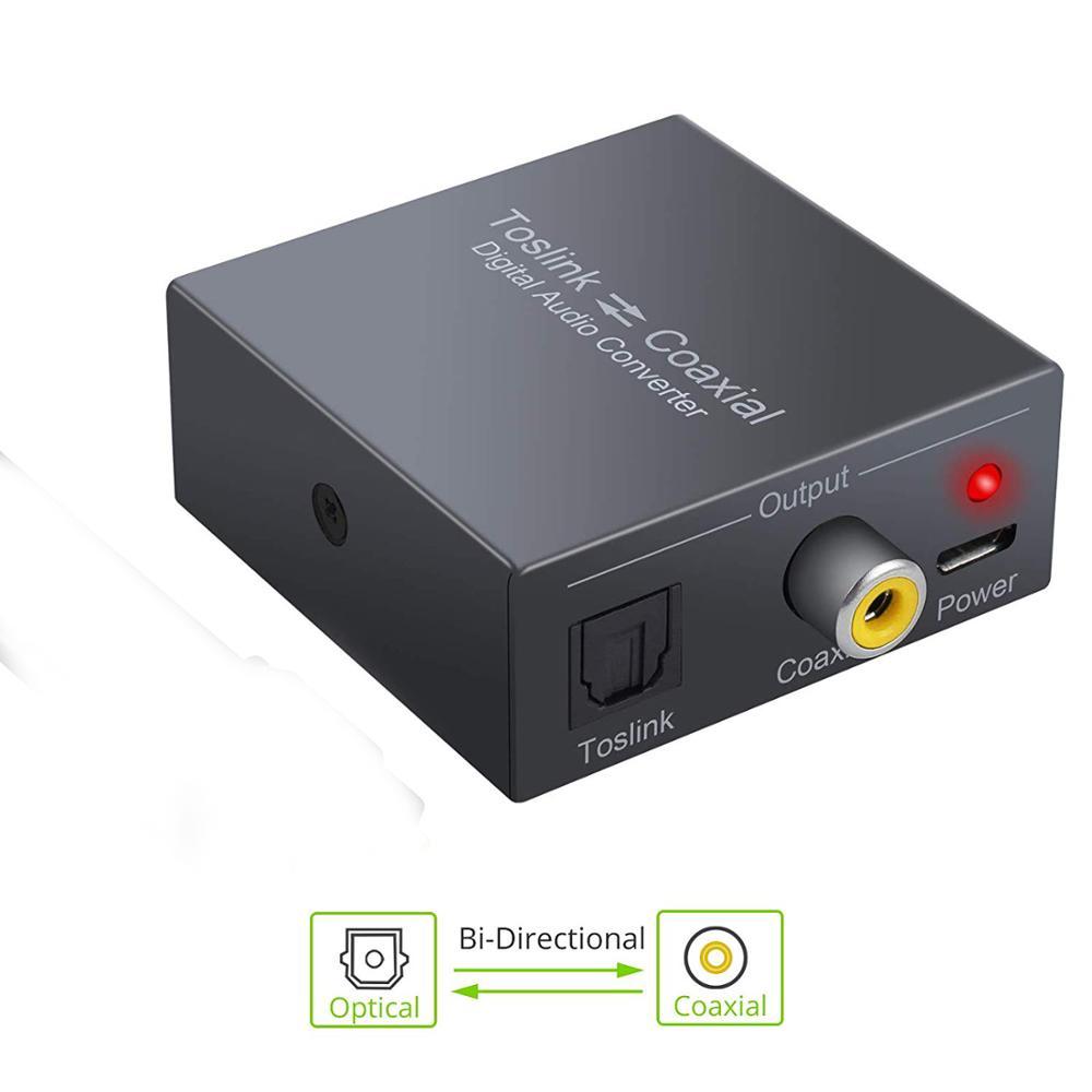 Bộ chuyển đổi âm thanh Coaxial/Optical Toslink SPDIF sang Coaxial/Optical Toslink SPDIF Audio Converter cho DVD