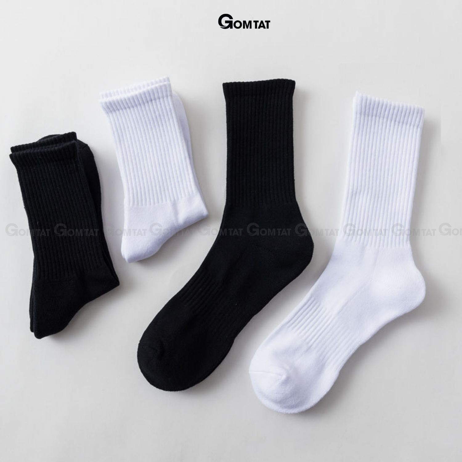 Tất trơn lót xù nam nữ cổ cao cổ lửng, vớ nam nữ thiết kế giữ ấm mùa đông chất liệu cotton êm chân - TATXU-COCAO-TRON