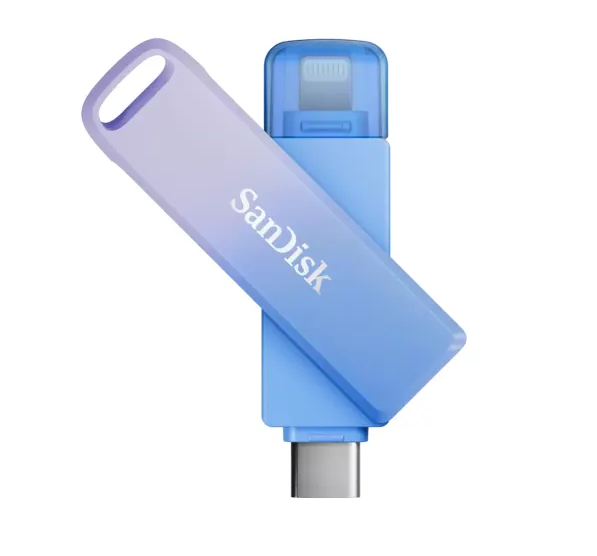 USB 128GB Sandisk 2 đầu USB Type-C + L.ightning  Phone Drive SDIXD0N-128G-GN6TP - Hàng chính hãng - Hàng chính hãng