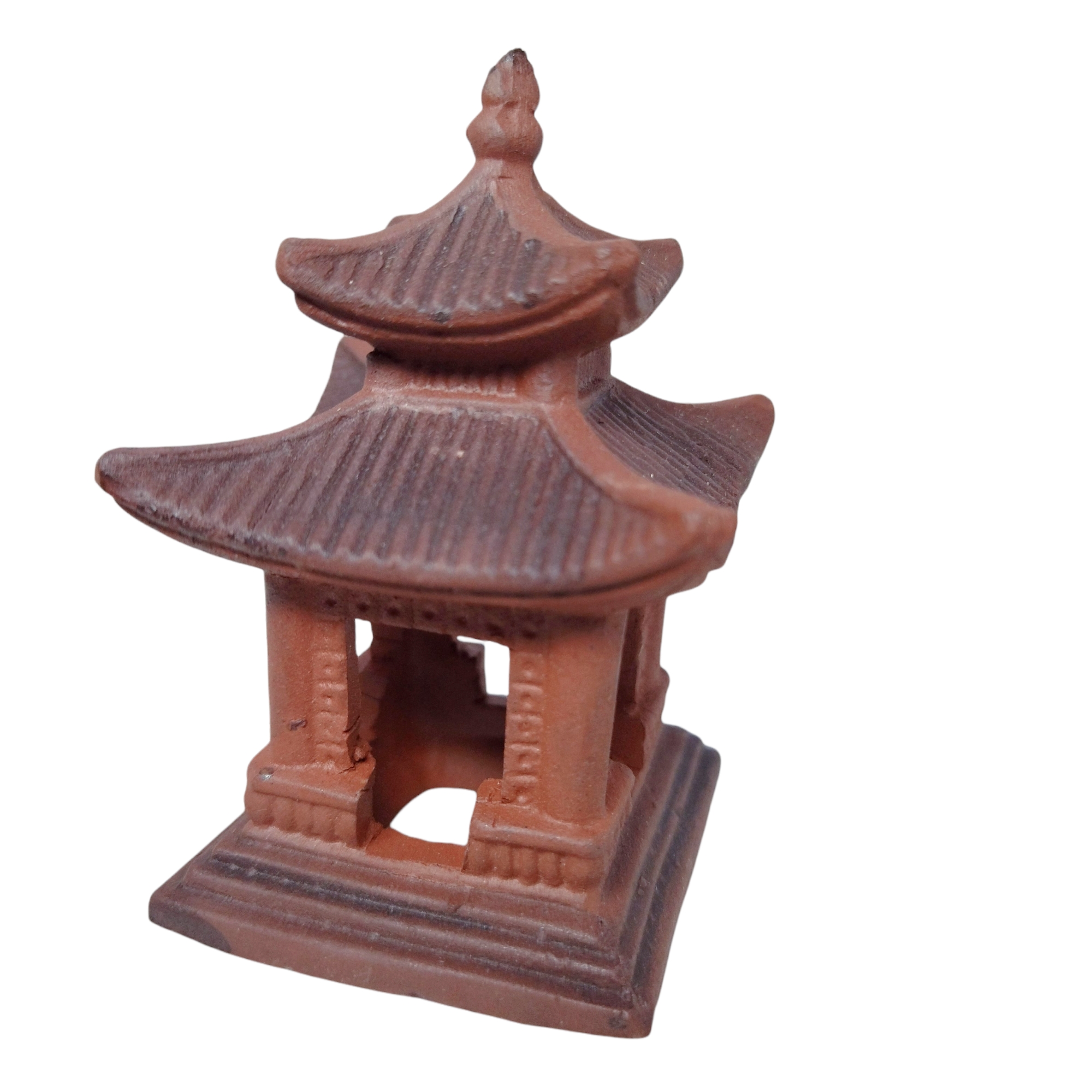 Tượng Tháp Vuông Gốm Bát Tràng Trang Trí Tiểu Cảnh, Sân Vườn, Decor Non Bộ, Bể Cá, Cây Cảnh Bonsai - Tinh Tế, Bền Đẹp