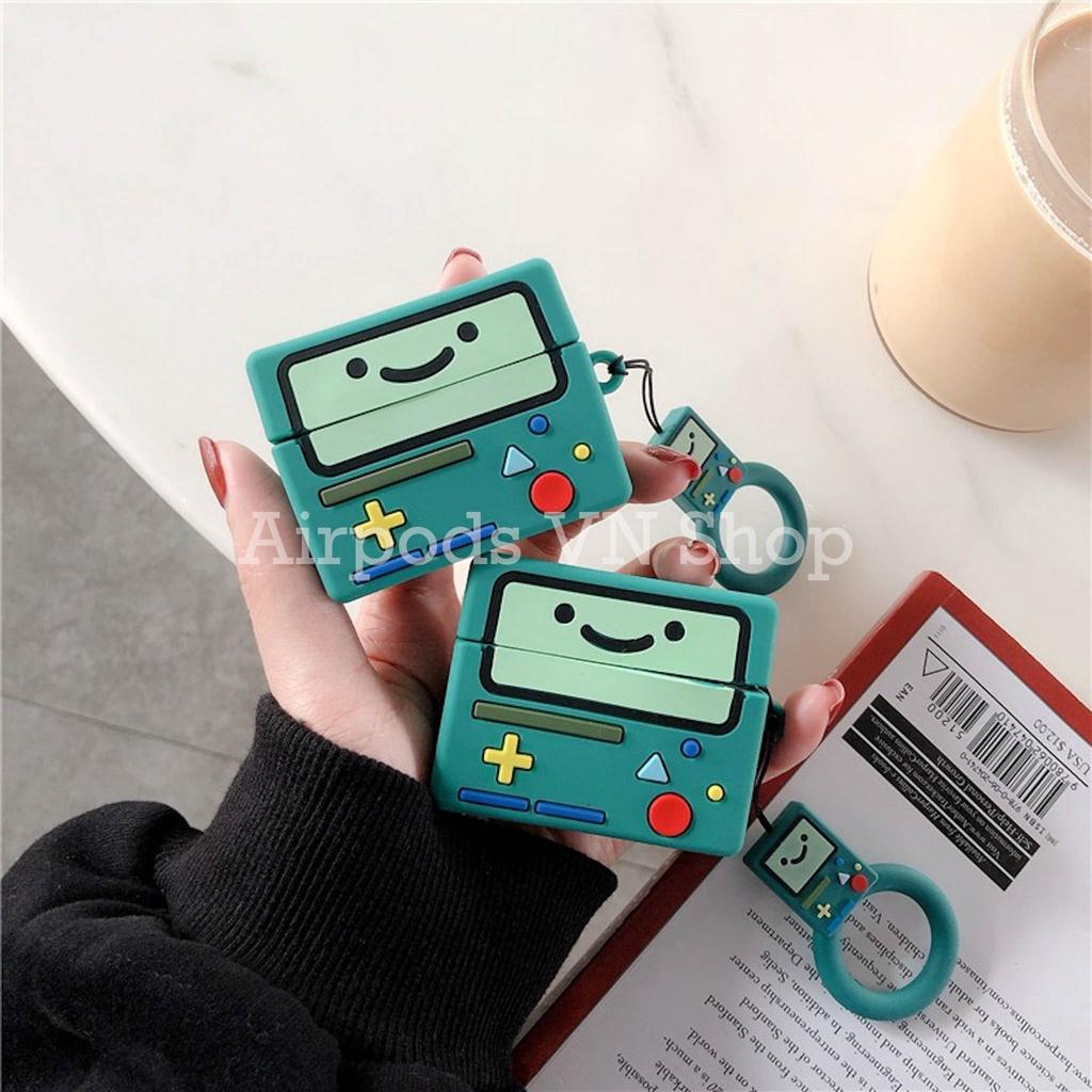 Bao Case Ốp dành cho airpod 1/2, Airpods Pro máy chơi game xanh lá cây silicon cao cấp