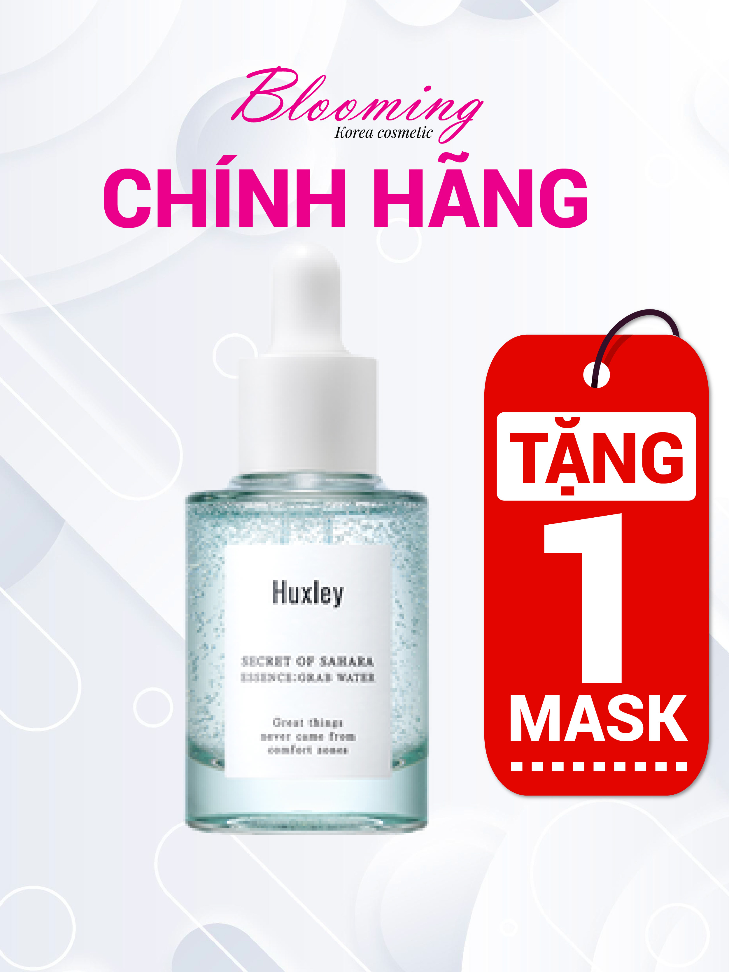 Tinh Chất Cấp Ẩm, Ngăn Ngừa Mụn, Giảm Mẫn Đỏ Trên Da Huxley Essence Grab Water 30ml