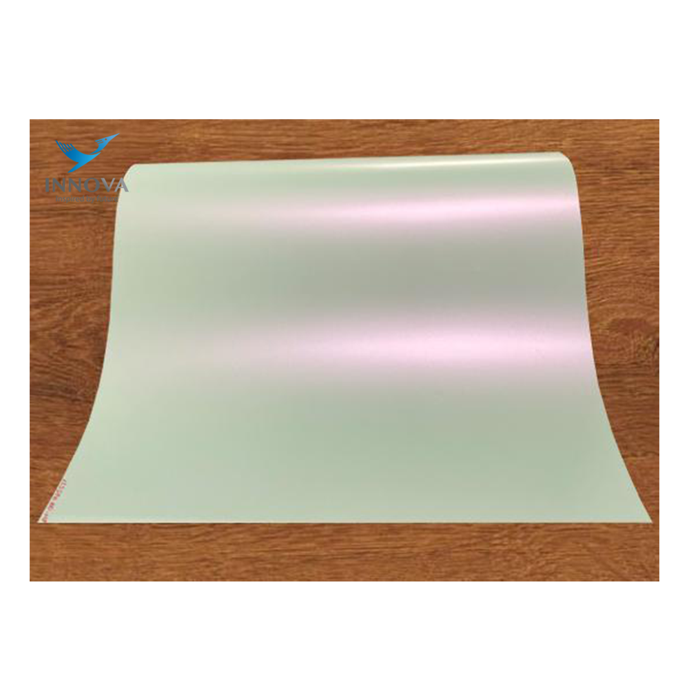 Giấy nhựa Ánh nhũ Ngọc trai (Pearl Pink PET) dầy 125 khổ 320x470