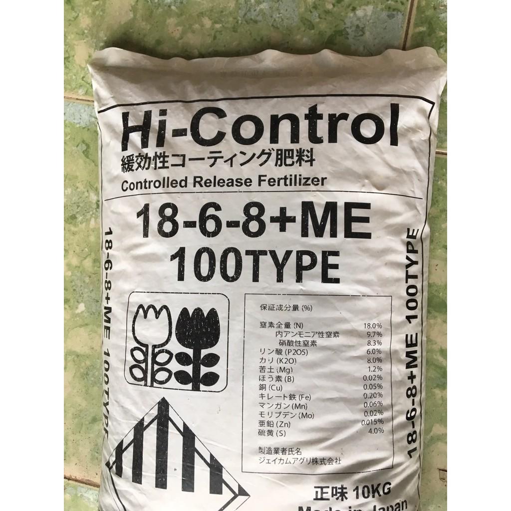 Phân chì tan chậm của Nhật 18-6-8 ME gói 500gr ra từ bao 10kg