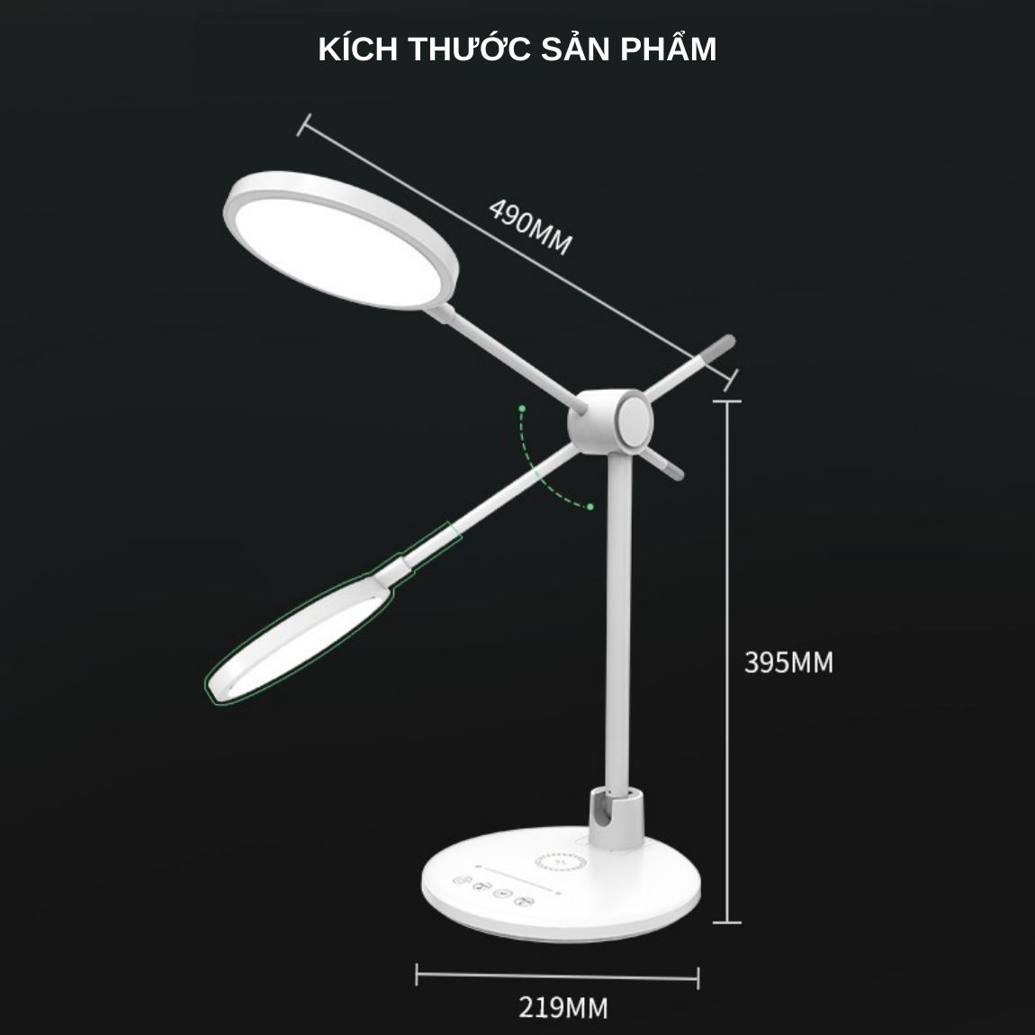 Đèn Bàn Học LED RG0 Tamayoko 3 Chế Độ Ánh Sáng Bảo Vệ Mắt Chống Cận Thị Không Phát Xạ Ánh Sáng Xanh Model TB-55S/SW