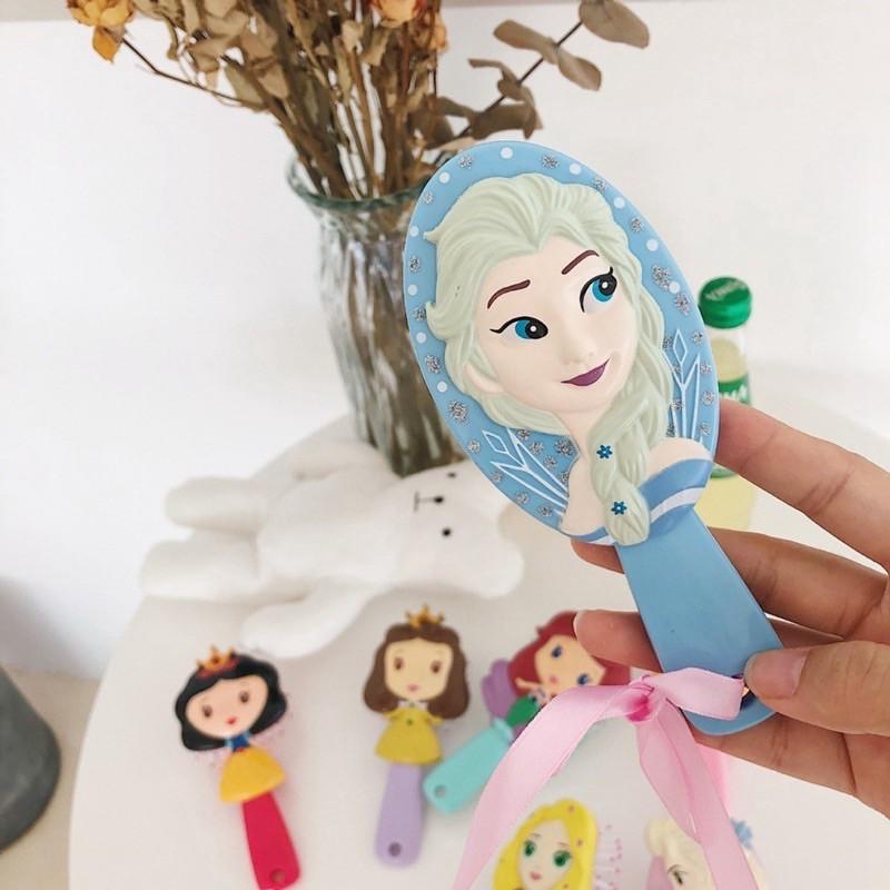 LƯỢC CHẢI TÓC DISNEY CÔNG CHÚA CHO BÉ (Hình Elsa /Hello Kitty/Thỏ Hồng/Thỏ TRắng)