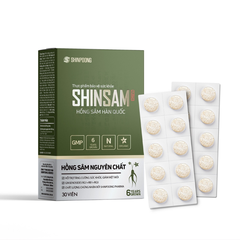 ENERGY PLUS SHINPOONG - Combo Shinsam Premium, Shinsam Revive, Shincare Liver - Tăng cường sức khỏe, sinh lực, hỗ trợ thải độc gan
