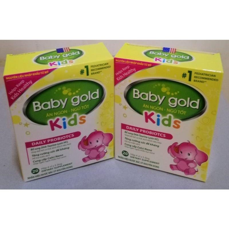 Baby Gold Kids tiêu hoá khoẻ trẻ ăn ngon - giúp bé ăn ngon ngủ tốt - bé thông minh