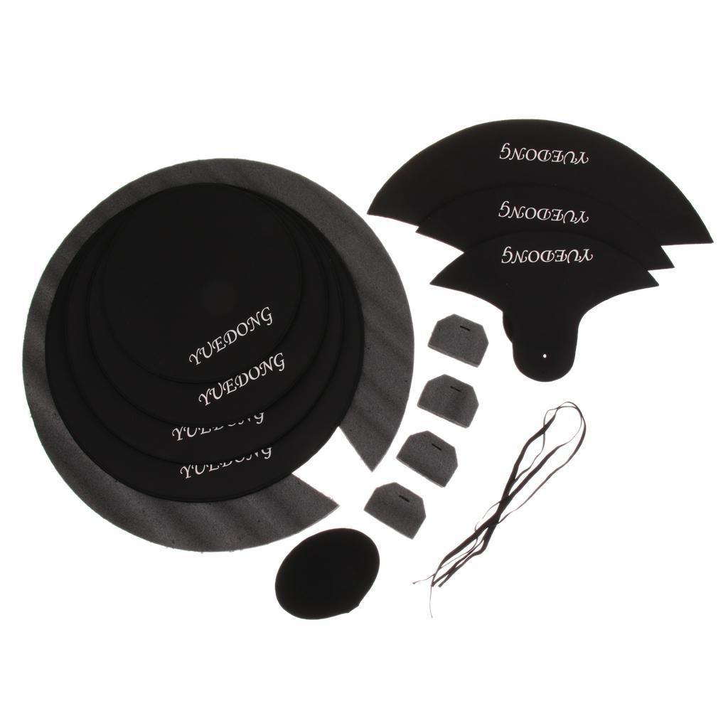 Cymbal Practice Mute Pads Drum Head Pads Drum Set Accessory for Drummer