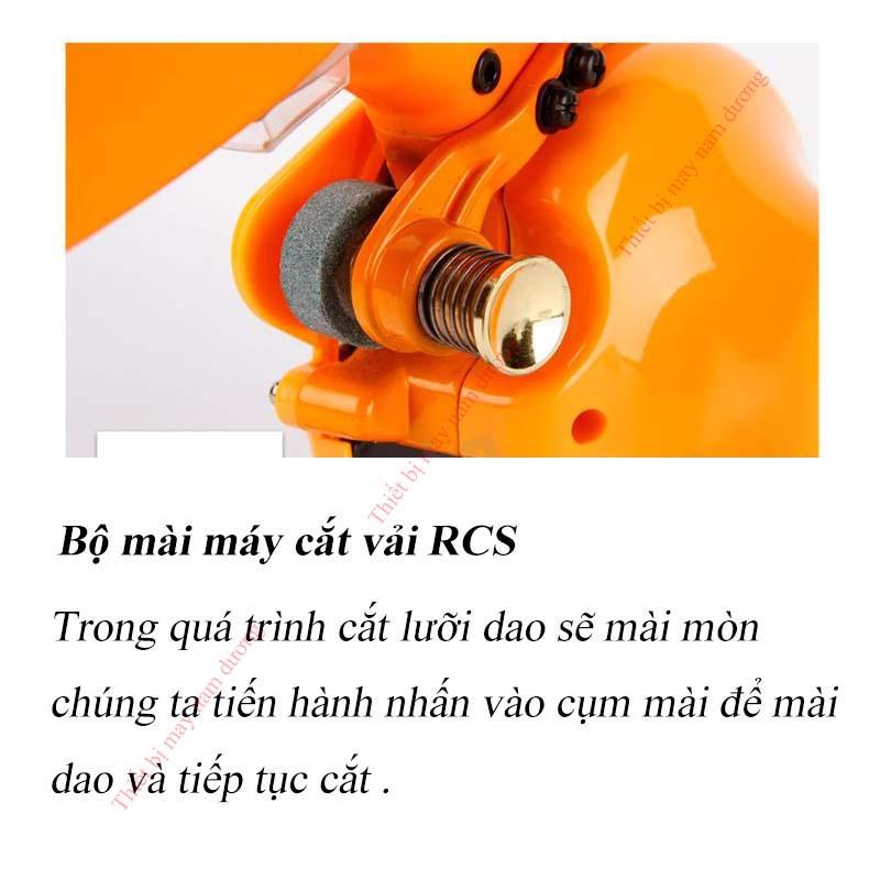 Máy Cắt Vải Điện RCS đĩa dao 100 có đèn chiếu sáng với 5 tốc độ