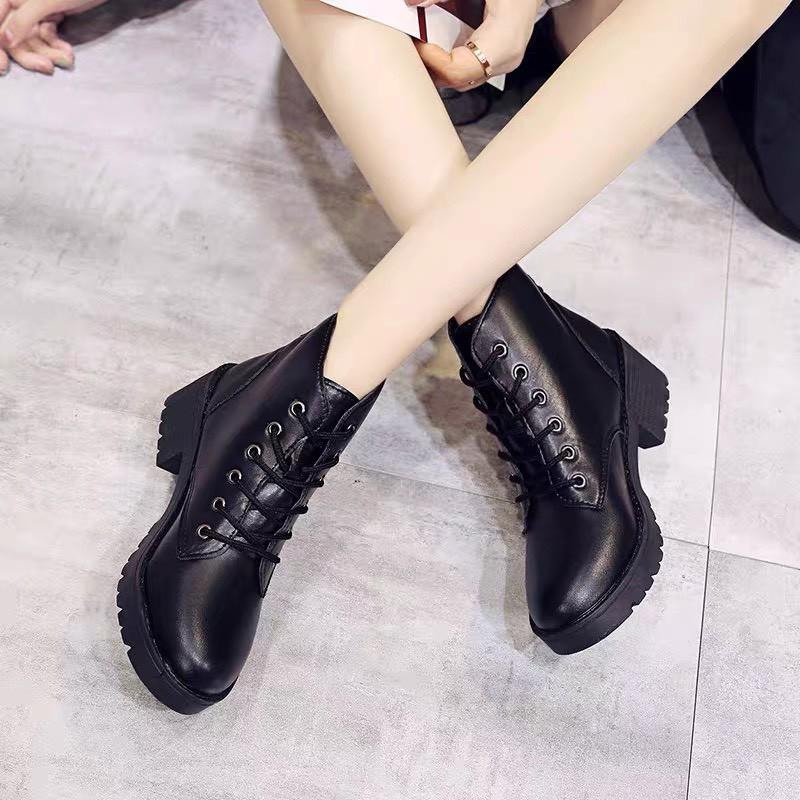 Bốt Nữ Dây Siêu Đẹp Đế 5Cm Hàng FullBox