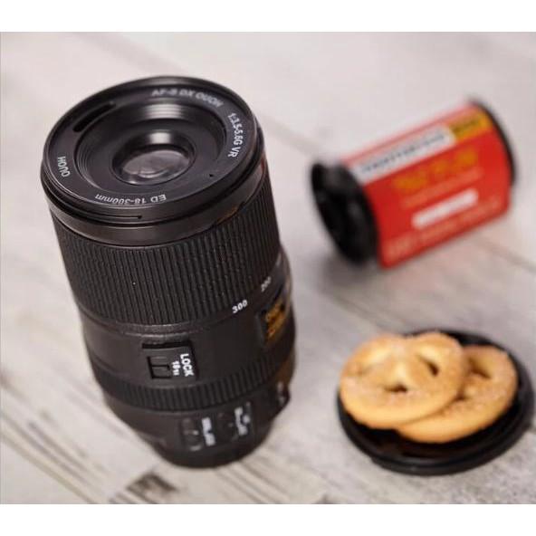 Khuyến mãi - Cốc Nước Tự Động Khuấy Kiểu Dáng Ống Kính Máy Ảnh Mug Coffee