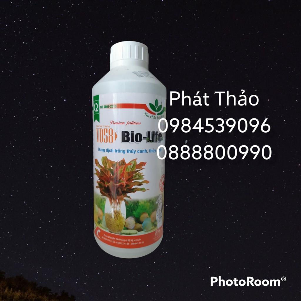 Nước Thủy Canh Bio Life 1 Lít, Dinh dưỡng cho cây trồng trong nước, phát triển