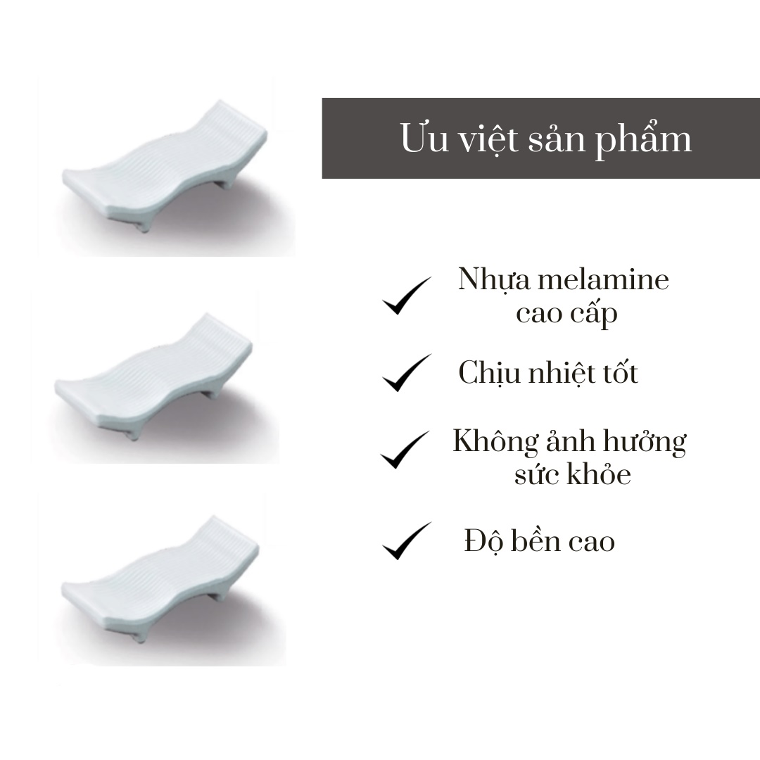 Gác Đũa Nhựa  Cao Cấp Dùng Trong Nhà Hàng, Quán Ăn