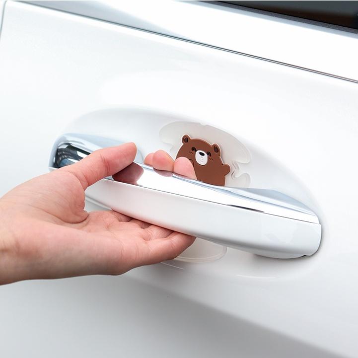 Miếng Dán Bảo Vệ Tay Nắm Cửa Xe Hơi Chống Trầy Xước