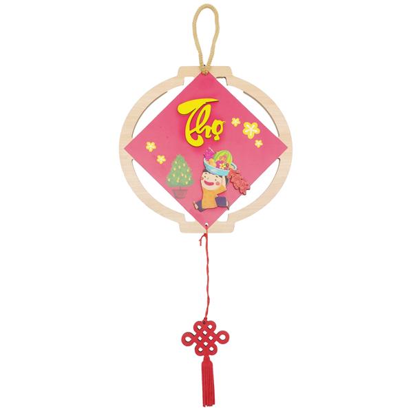 Bảng Gỗ Treo Tường Trang Trí Tết - Bách Mộc T26 - Thọ