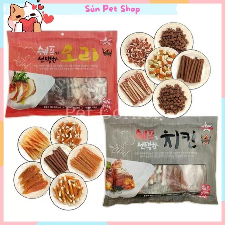 Bánh thưởng 6 vị thơm ngon cho thú cưng
