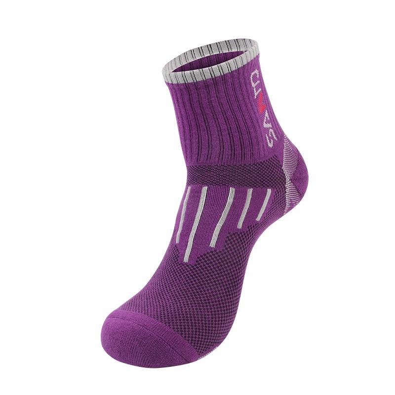Santo Women Slear Dry đi bộ đi bộ đi bộ xe đạp Thể thao Yoga SOCKS ngoài trời để cắm trại Trekking Chạy dày Color: Purple