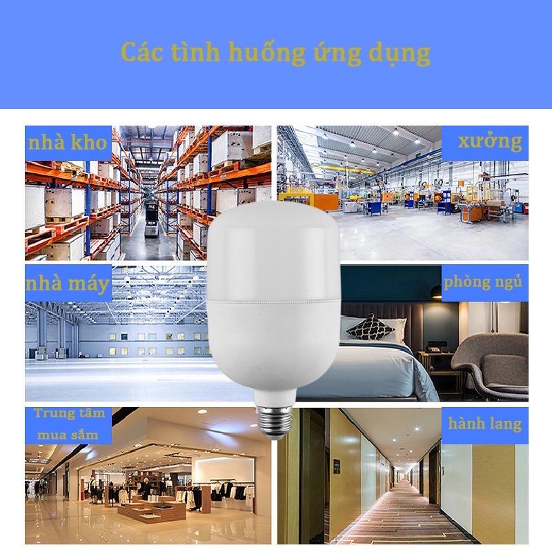 Bóng Đèn LED BULB 30W Trụ Tròn, Tiết Kiệm Điện