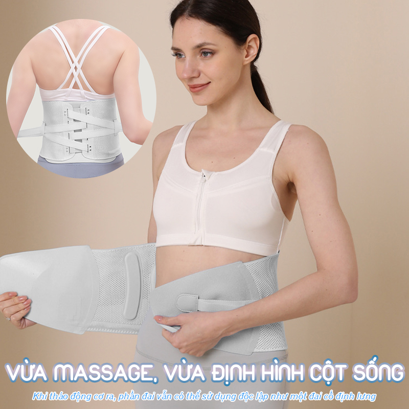 Đai cố định và massage lưng Nikio NK-253 - Giải pháp cho những người hay đau nhức lưng