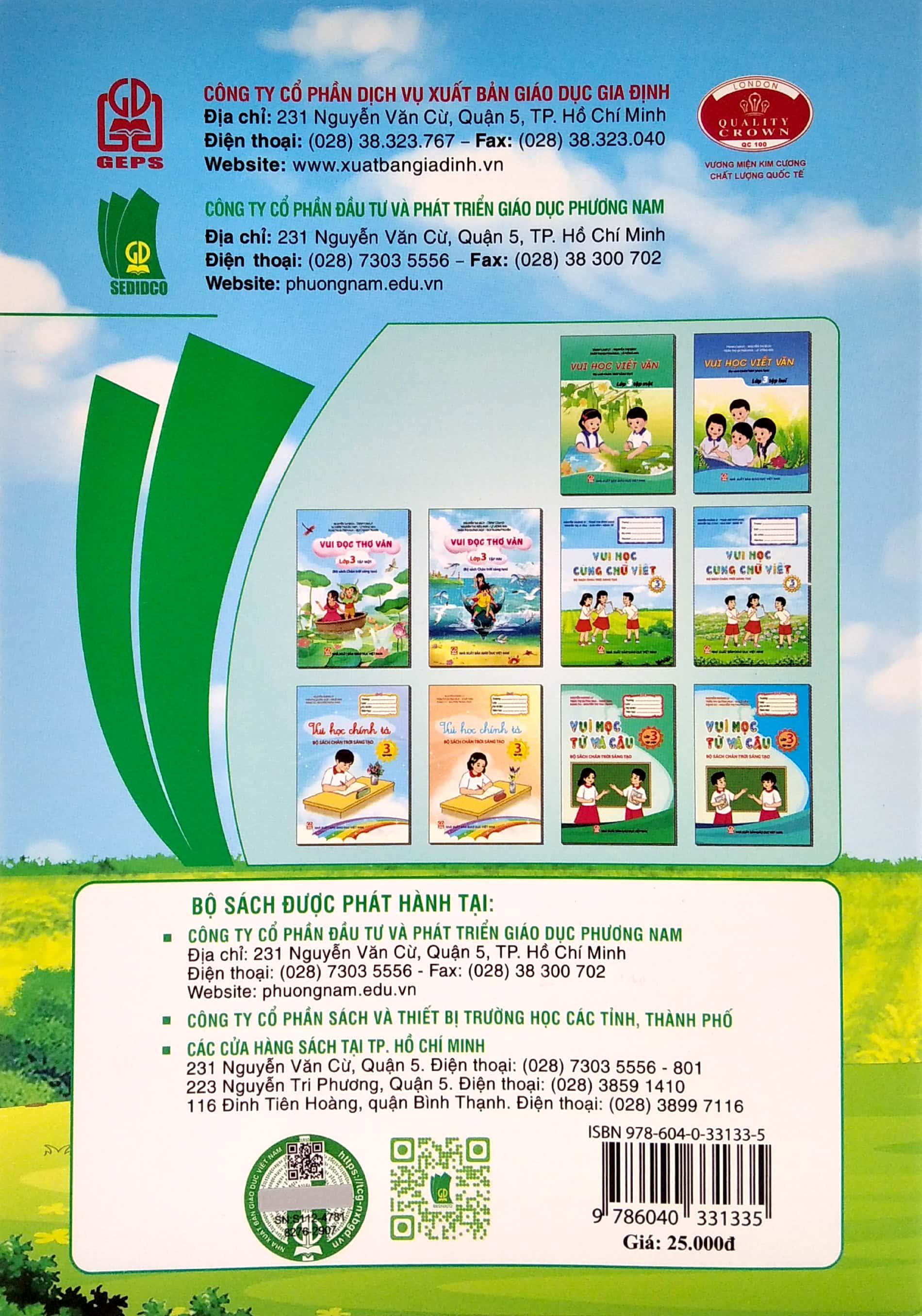 Vui Học Cùng Chữ Viết Lớp 3 - Tập 1 (Bộ Sách Chân Trời Sáng Tạo) (Tái Bản 2022)