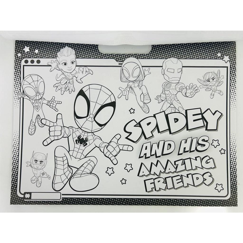 Sách ngoại văn: Spidey And His Amazing Friends - Giant Activity Pad - Glow Webs Glow!