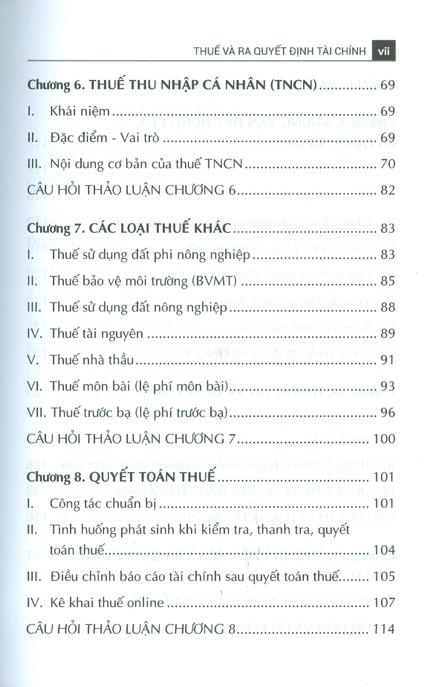 Thuế Và Ra Quyết Định Tài Chính - TS. Phạm Châu Thành; ThS. Hứa Trung Phúc