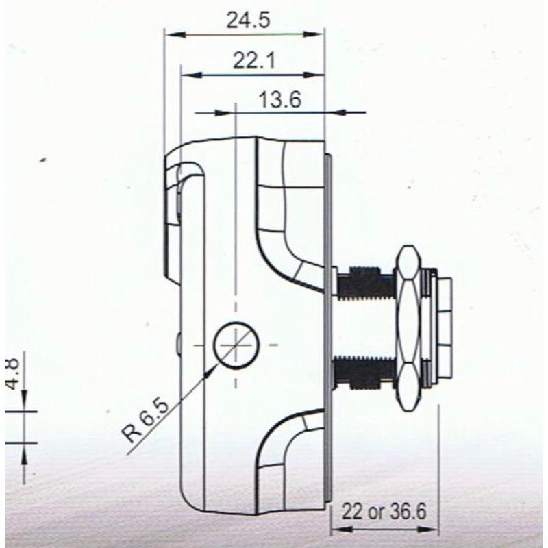 Khóa tủ REAL RL10347 mật mã 4 số khóa cốp khóa tủ - MSOFT