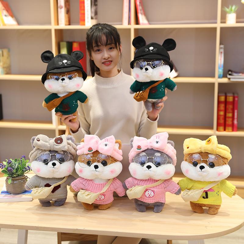 30Cm Hoạt Hình Đáng Yêu Shiba Inu Chó Cosplay Đầm Sang Trọng Đồ Chơi Nhồi Bông Dễ Thương Búp Bê Gối Mềm Mại Cho Trẻ Em nữ Món Quà Sinh Nhật
