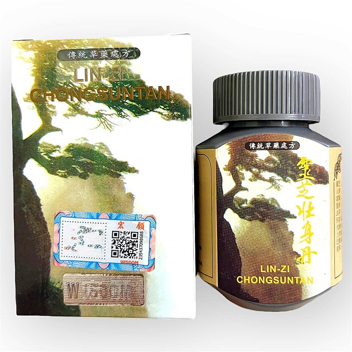 Viên uống tăng cân Lin-Zi Chongsuntan ( Linh chi tráng thân đơn ) giúp ăn ngon miệng, ngủ ngon - Mã số 1330