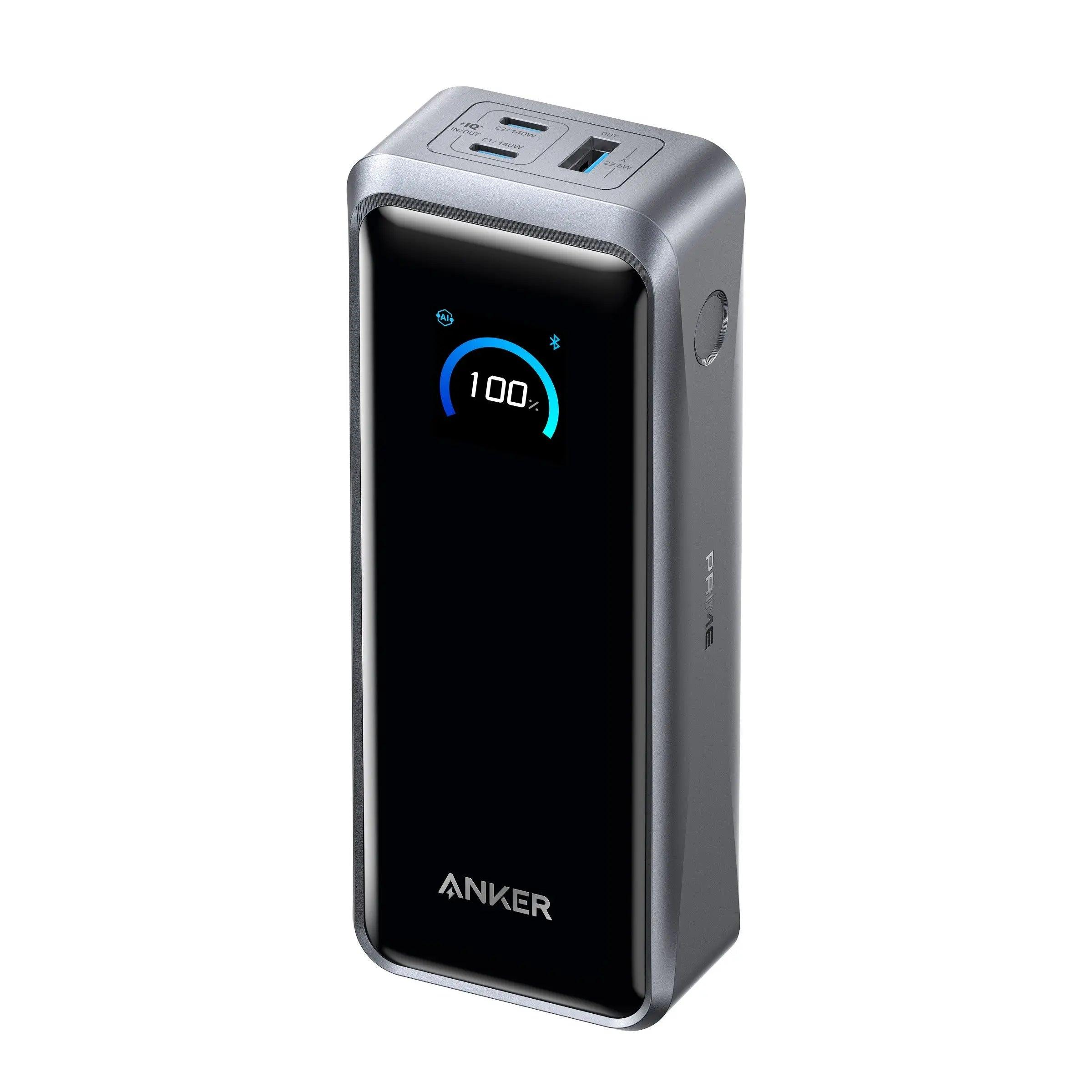 Sạc dự phòng Anker Prime 2C1A 300W 26250mah Đen A110A - Hàng Chính Hãng